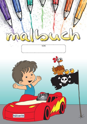 Kinder-Malbuch mit Branding/Logo